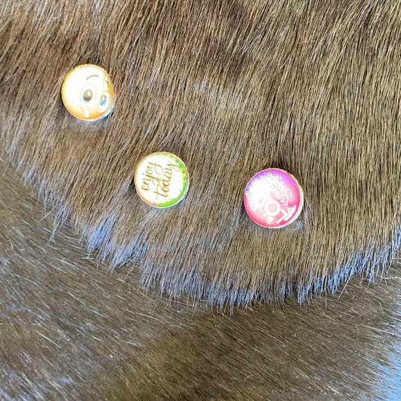 Cowhide leather with fur purse handbag - Picture 5 of 12